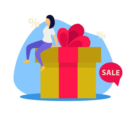 Great Sale Conceptのイラスト素材