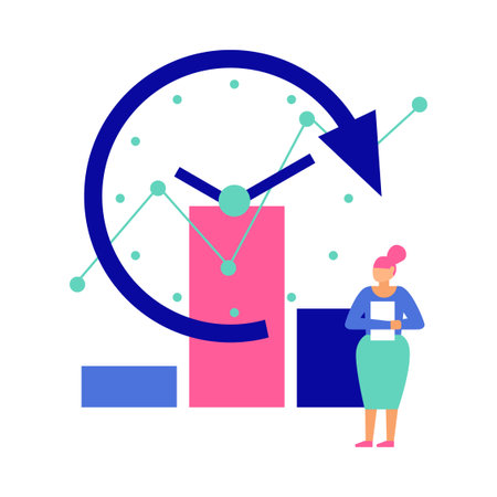 Data Analysis Backup Compositionのイラスト素材