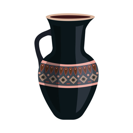 Georgian Jar Tourism Compositionのイラスト素材