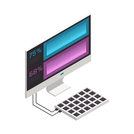 Semiconductor Chip Testing Compositionのイラスト素材