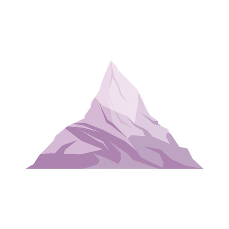 Cartoon Mountaineering Cliff Compositionのイラスト素材