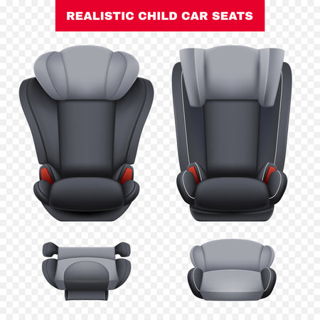 Child Car Seats Setのイラスト素材