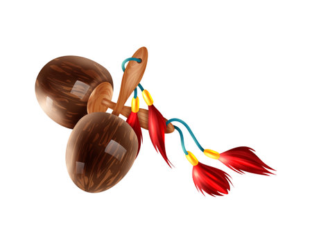 Masquerade Egg Shaker Compositionのイラスト素材