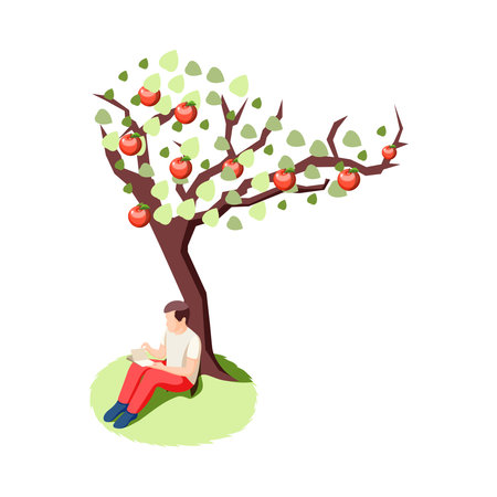 Alternative Education Garden Compositionのイラスト素材