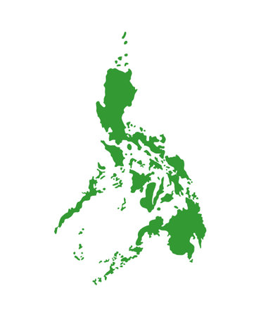 Philippines Travel Map Compositionのイラスト素材