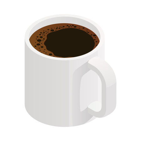 Coffee Cup Accounting Compositionのイラスト素材