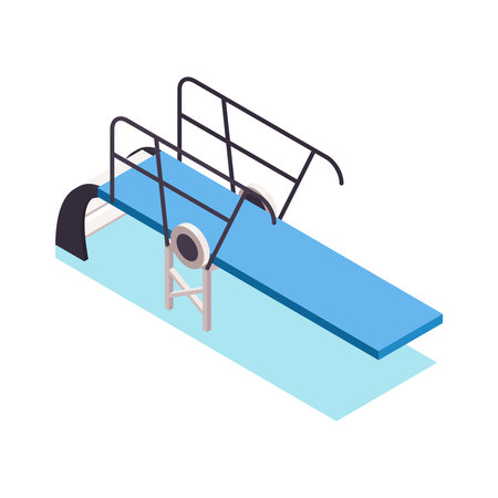 Diving Board Iconのイラスト素材
