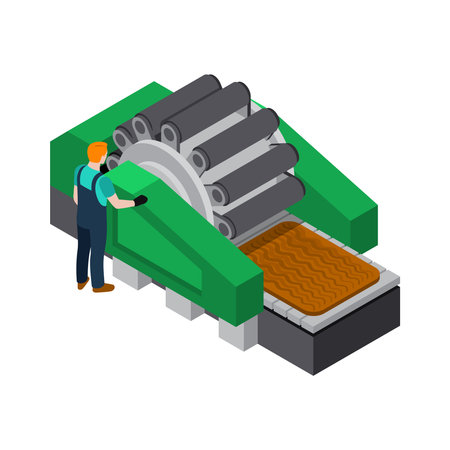 Textile Industry Iconのイラスト素材