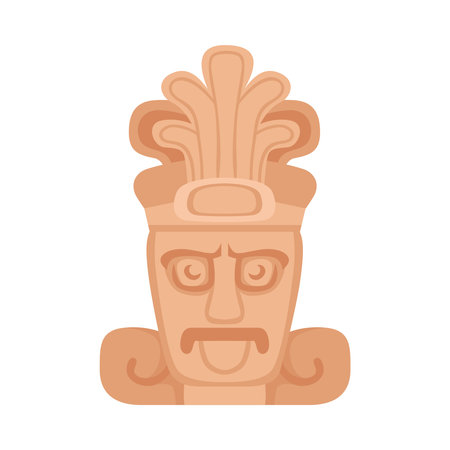 Flat Maya Idolのイラスト素材