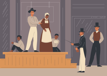 Slavery History Backgroundのイラスト素材