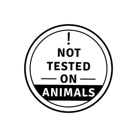 Not Test On Animals Stampのイラスト素材