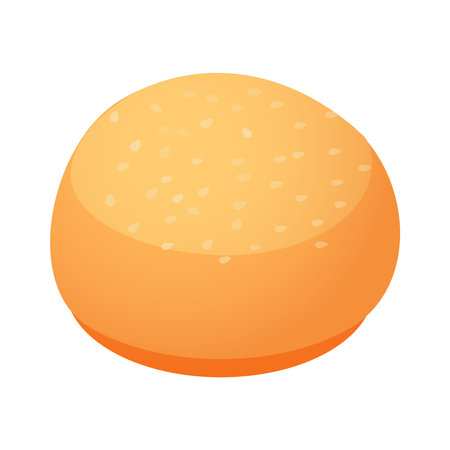 Isometric Bread Iconのイラスト素材