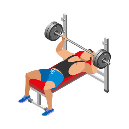 Body Building Iconのイラスト素材