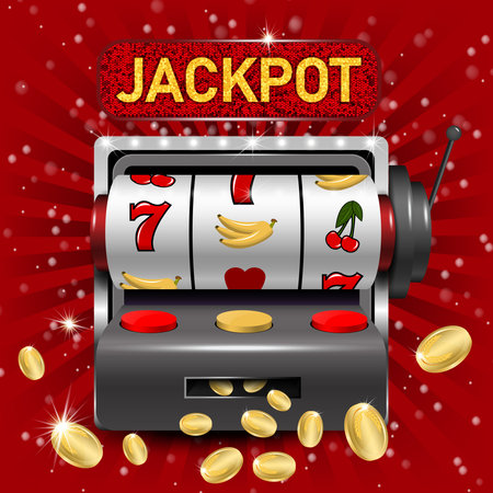 Jackpot Realistic Backgroundのイラスト素材