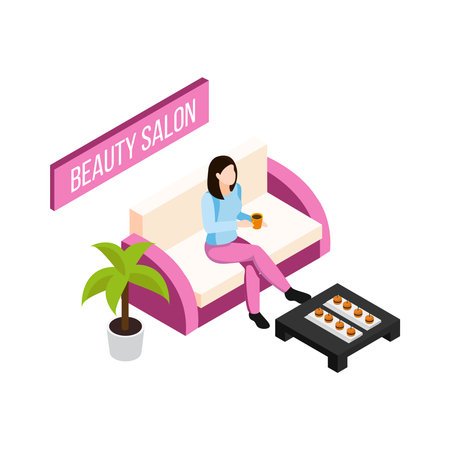 Beauty Salon Iconのイラスト素材