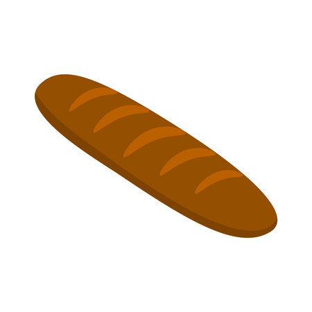 Isometric Bread Illustrationのイラスト素材