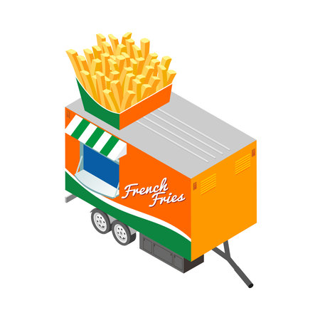 Street Food Iconのイラスト素材