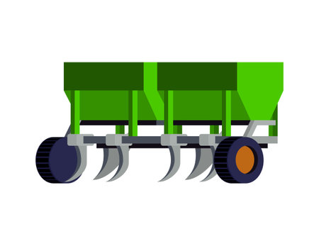 Plough Flat Iconのイラスト素材