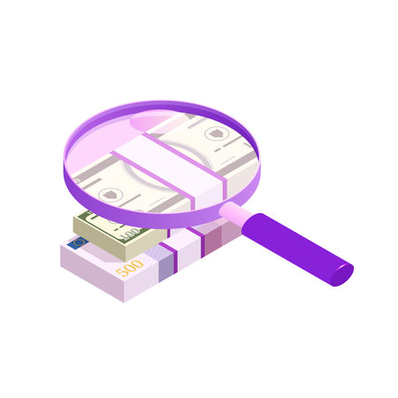 Marketing Isometric Iconのイラスト素材