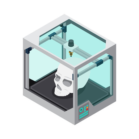 3D Printing Industry Iconのイラスト素材