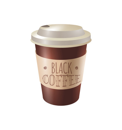 Realistic Coffee Cupのイラスト素材
