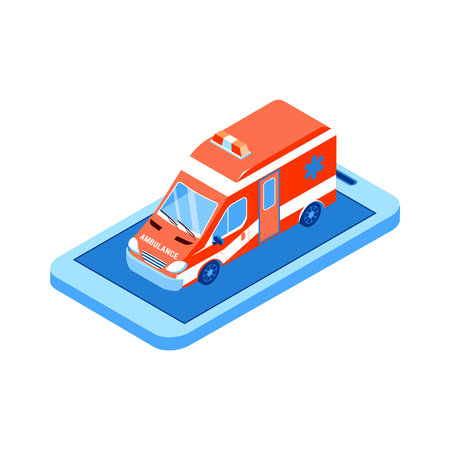 Online Medicine Iconのイラスト素材