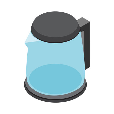 Kettle Isometric Iconのイラスト素材