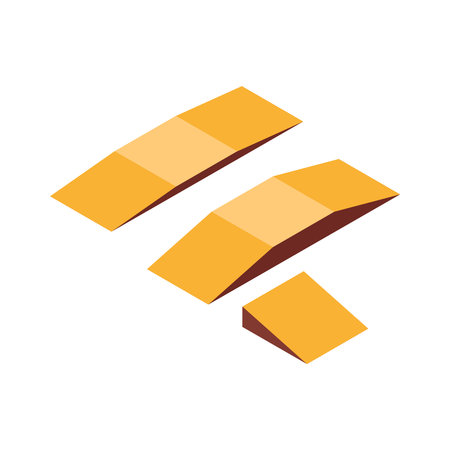 Isometric Skateboard Rampsのイラスト素材