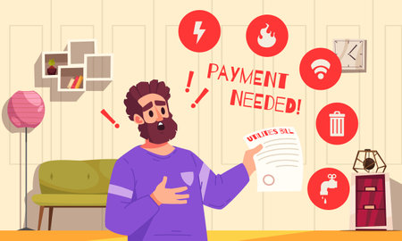 Public Utilities Cartoonのイラスト素材