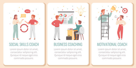 Coaching Training Setのイラスト素材