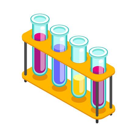 Laboratory Tubes Iconのイラスト素材