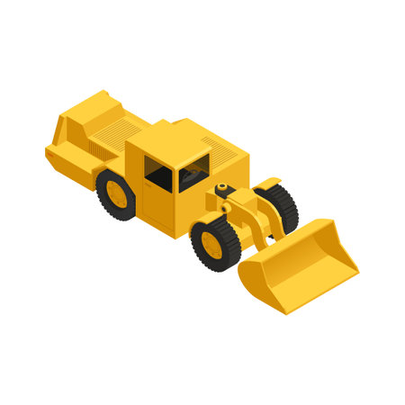 Isometric Mining Industry Iconのイラスト素材