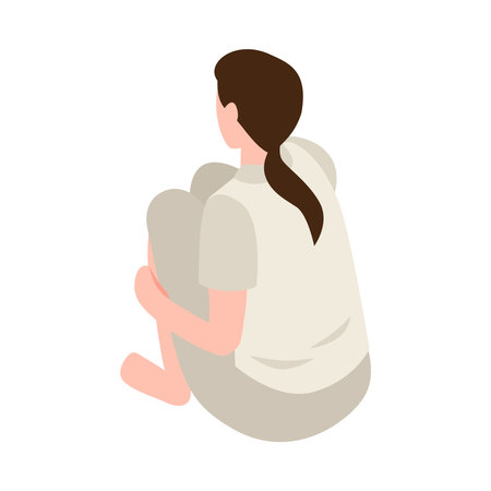 Isometric Prayer Iconのイラスト素材