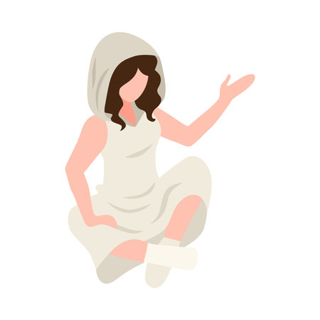 Isometric Prayer Iconのイラスト素材