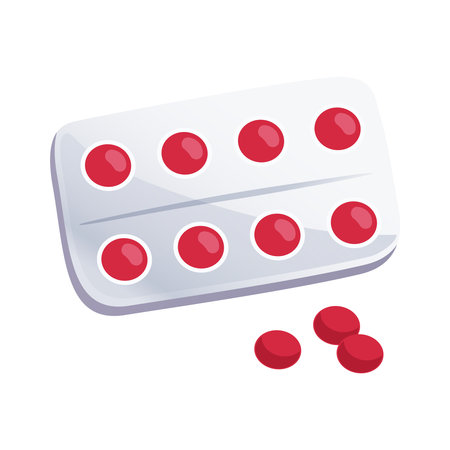 Pills Flat Iconのイラスト素材