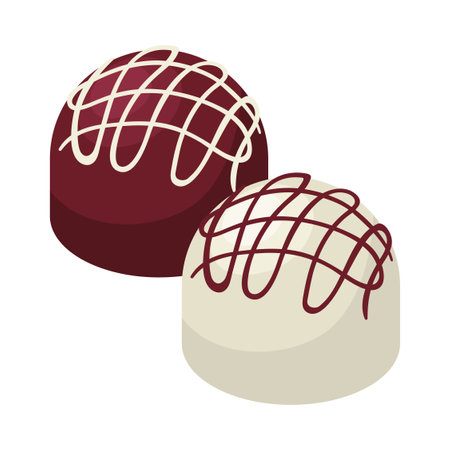 Chocolate Sweets Iconのイラスト素材