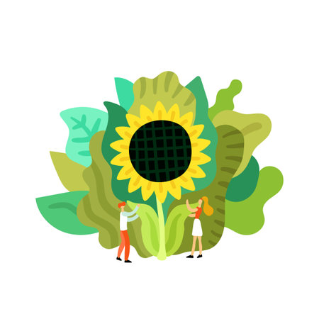 Ecological Restoration Compositionのイラスト素材