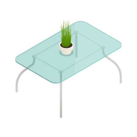 Isometric Coffee Tableのイラスト素材