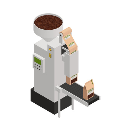 Coffee Industry Iconのイラスト素材