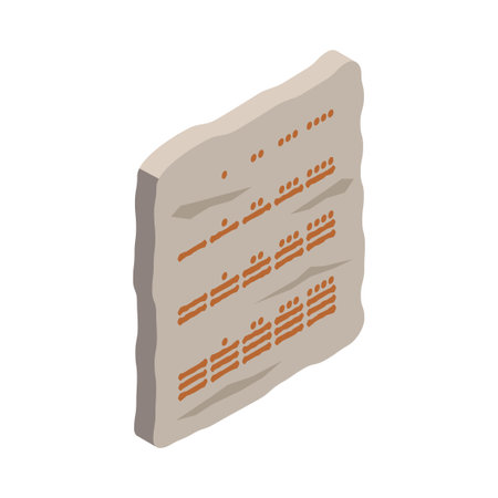 Maya Numeral System Iconのイラスト素材