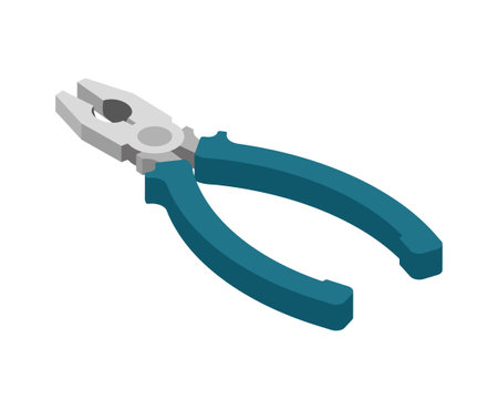 Isometric Pliers Iconのイラスト素材