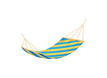 Realistic Hammock Illustrationのイラスト素材