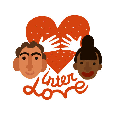 International Faces Emblemのイラスト素材