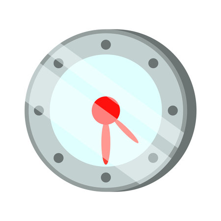 Flat Clock Illustrationのイラスト素材