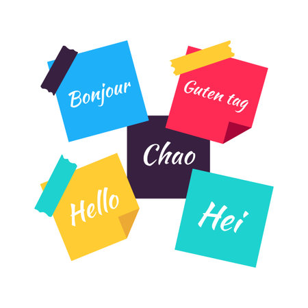 Language Learning Iconのイラスト素材