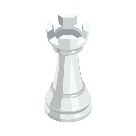 Rook Isometric Iconのイラスト素材