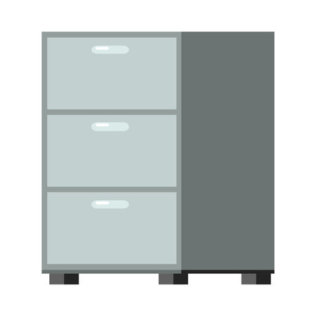 Flat Bedside Tableのイラスト素材