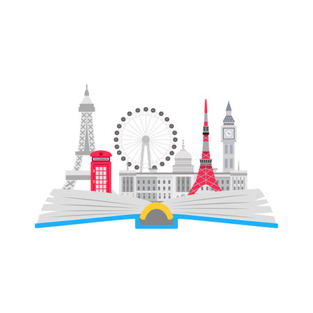 Language Learning Iconのイラスト素材