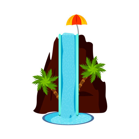 Flat Water Slideのイラスト素材