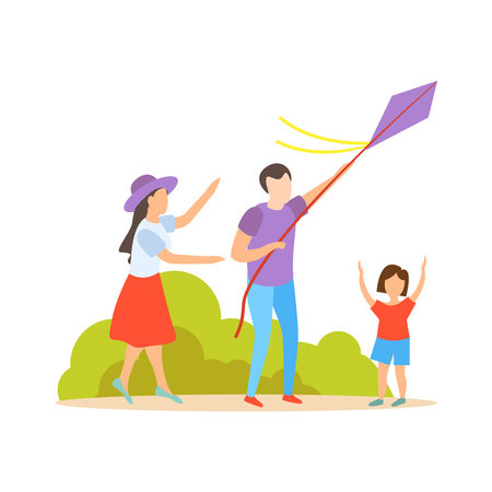 Family Activity Conceptのイラスト素材